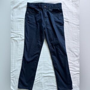 Prana Blue navy chino slim fit pants 31